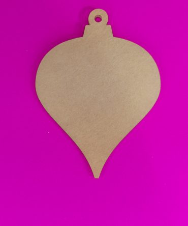 Acrylic Bauble Teardrop
