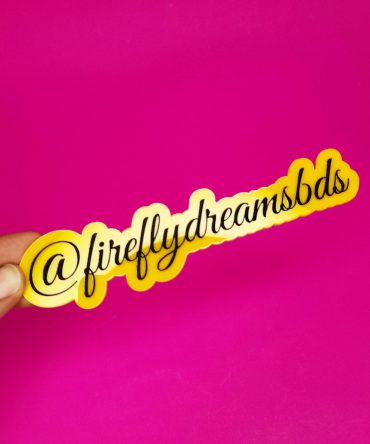 Acrylic Watermark Tag